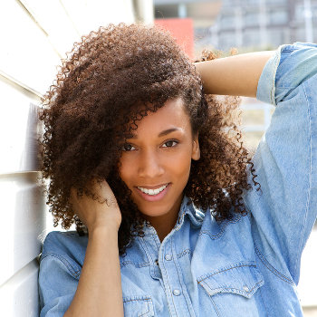 African American Woman Smiling