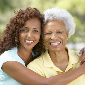 Senior Woman With Adult daughter